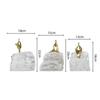 Metal Figure Sculpture Crystal Handicraft Ornaments Golden Man Decorative Figurines Home Decoration Accessories Desk Decoration