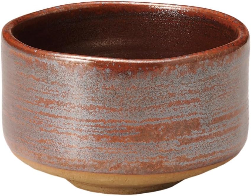 Matcha Iron Mino Made in Japan Ale-net Bowl, Sand, Ceramic, Ware,