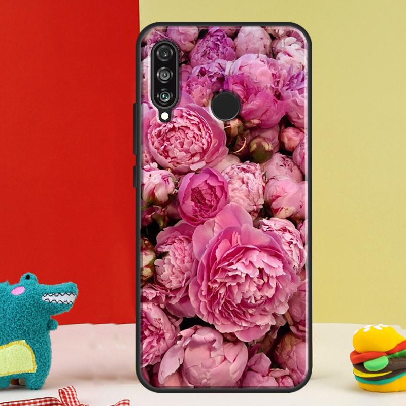 Peonies Beautiful Flower For Huawei Nova 5T 9 10 SE 12i 12s 11i Y91 Y90 Y60 Y70 Y72 Y61 P60 P30 Pro P20 P40 Lite Case