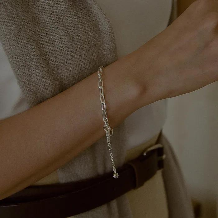 silver925 Level Bracelet #SB128
