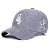 Unisex SOX Letter Embroidery Corduroy Baseball Caps Spring and Autumn Outdoor Adjustable Casual Hats Sunscreen Hat Sports Cap