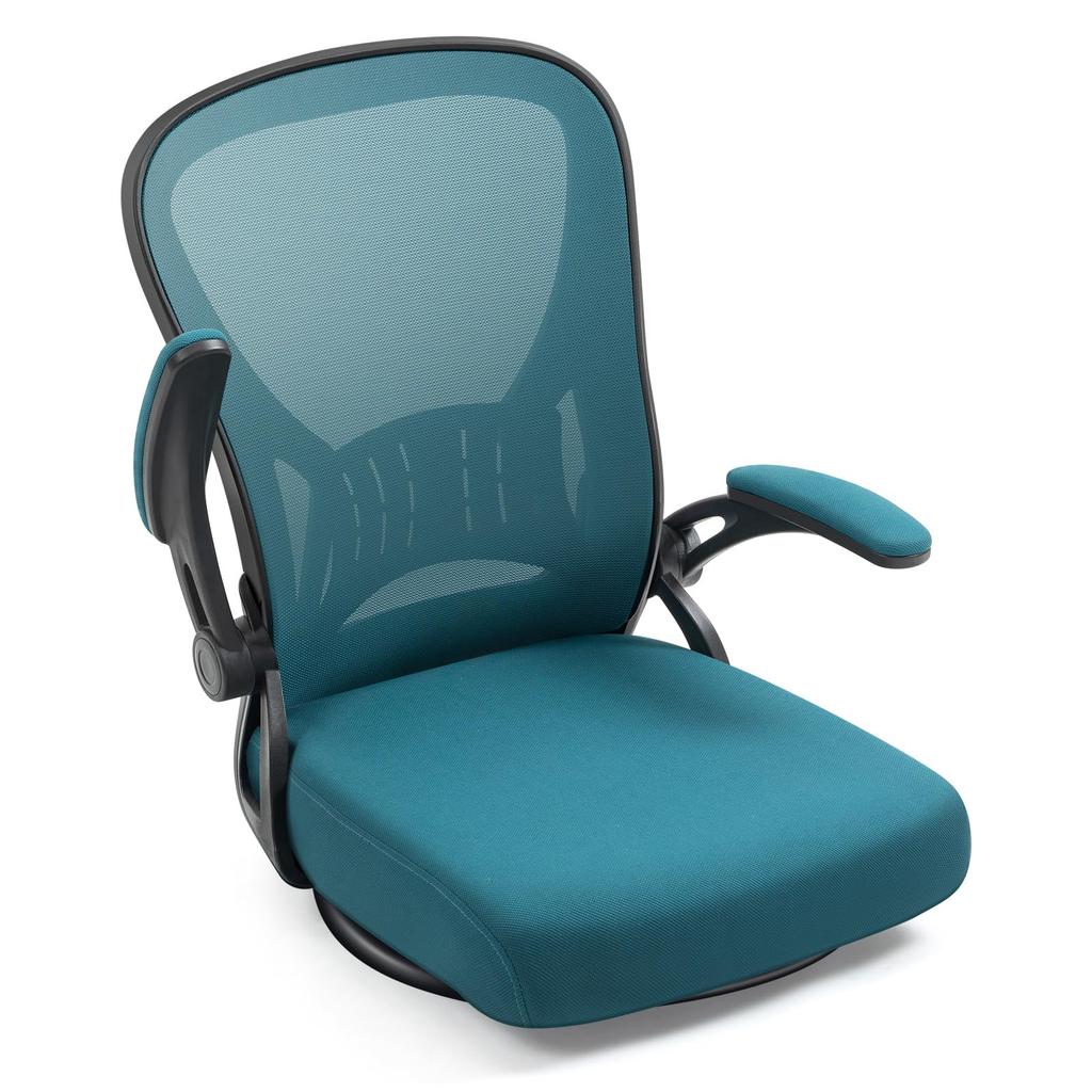 Seat 360 degree swivel up flip office chair for desk easy to assemble in 10 for under desk space saving chair, chair, anti-fatigue chair, armrest,