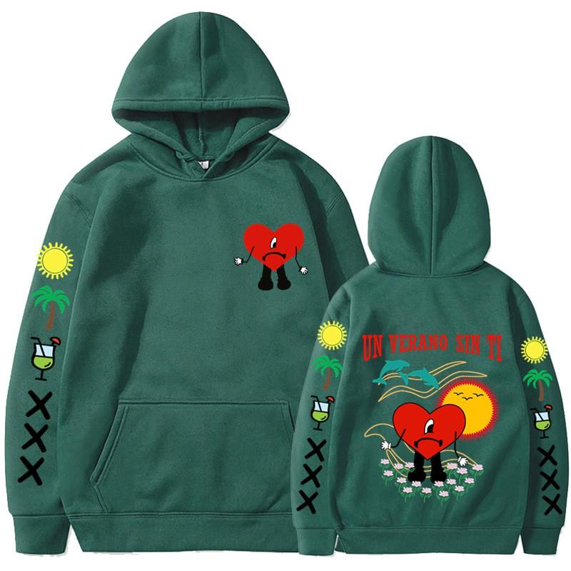 Bad Bunny Un Verano Sin Ti Hoodie Men Women Casual Graphic Sweatshirt