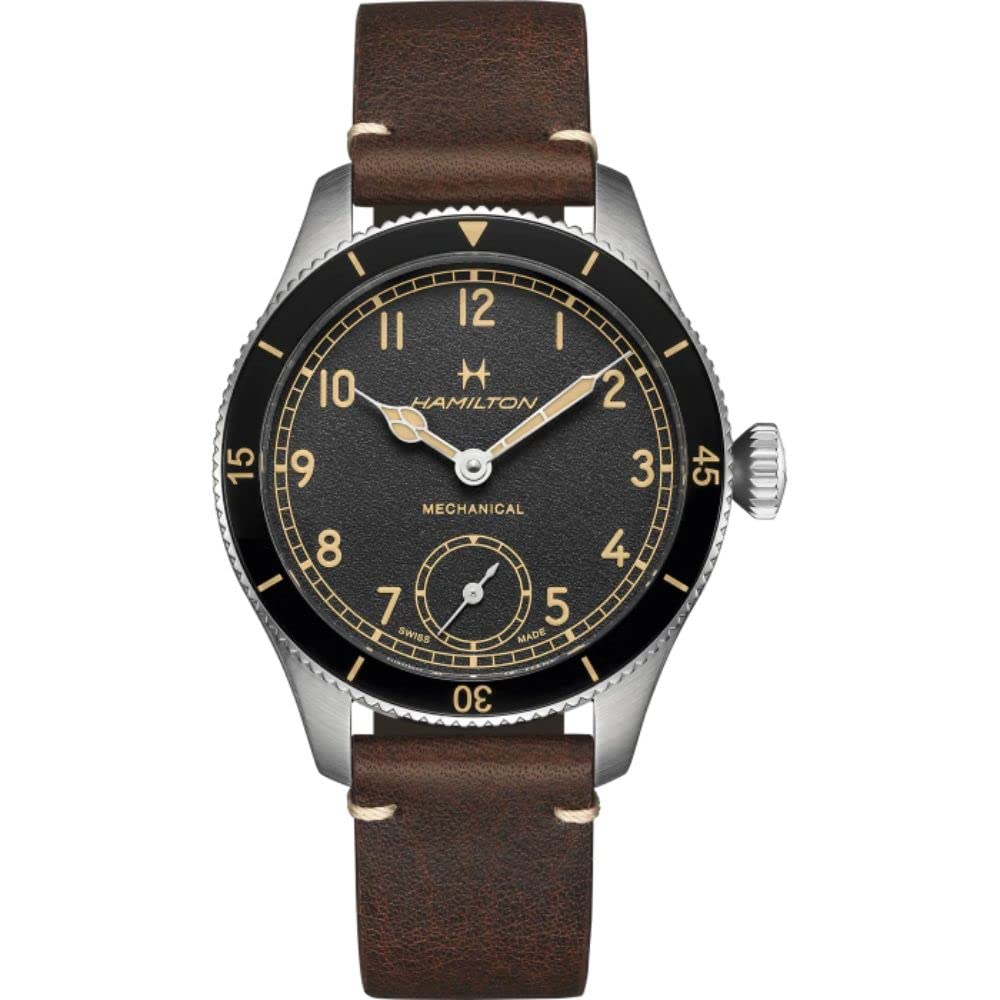 

[Hamilton] HAMILTON Watch Genuine Warranty Khaki Aviation Pilot Pioneer Mechanical Manual Winding H76719530 Men s [Regular Imported Product]