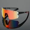 KAMMPT Oversized Sports Sunglasses Men Women Mirror Lens Windproof Anti UV Cycling Goggles Outdoor Protective Shades