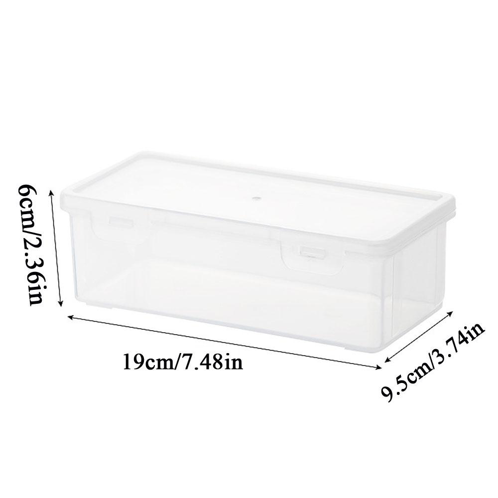 Storage Organizer Box Pencil Case Large Capacity Plastic Pencil Box Pencil Case School Supplies Student Clear Office Supplies