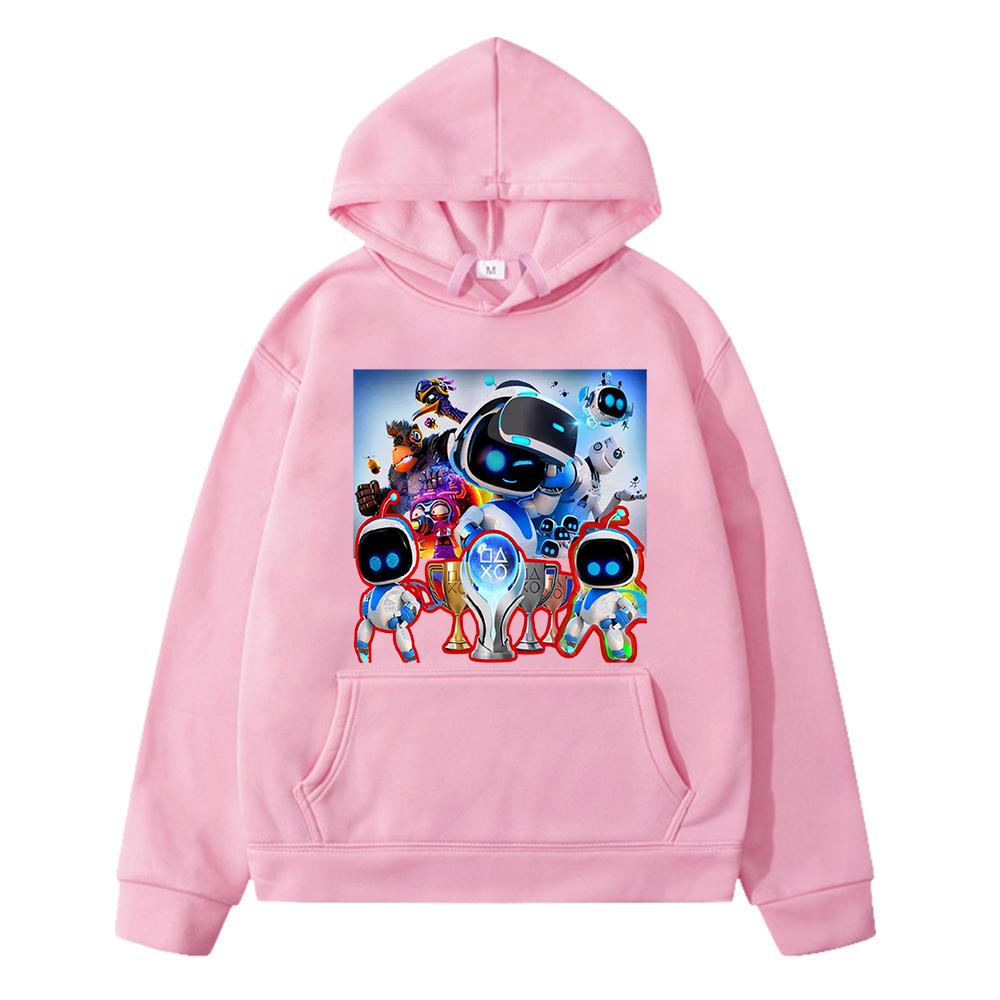 Game Astro Bot Cartoon hoodies Fleece Sweatshirt boys Pullover jacket Autumn winter anime hoodie y2k sudadera kids clothes girls 130