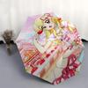 1pc Pretty Cure Outdoor Umbrella - Automatic Opening/Closing, Portable 3-Fold Design with 8-Bone Iron Frame - Perfect Gift for Fans, Travelers, Daily