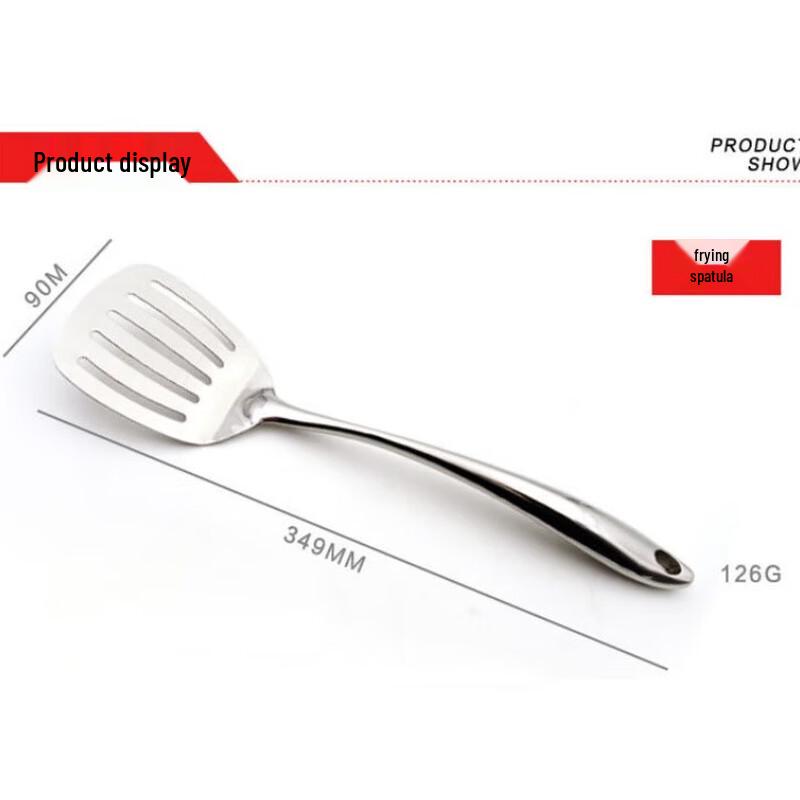 ZISIZ Stainless Steel Large Slotted Spoon (2-Pack)
