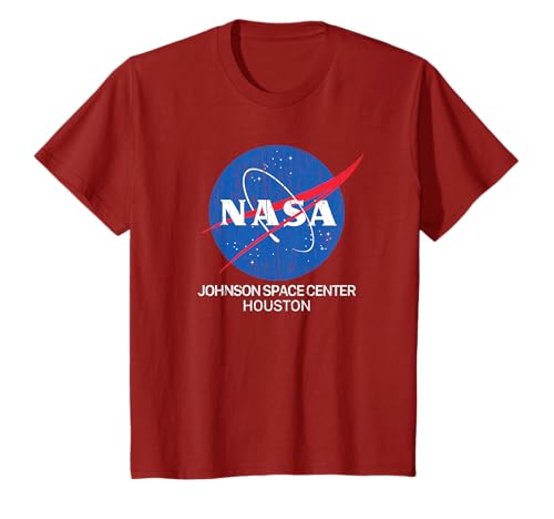 Johnson Space Center Houston (Distressed) - NASA Space T-Shirt