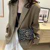 Stylish Women's Leopard Print Small Shoulder Bag For Autumn Winter Commute