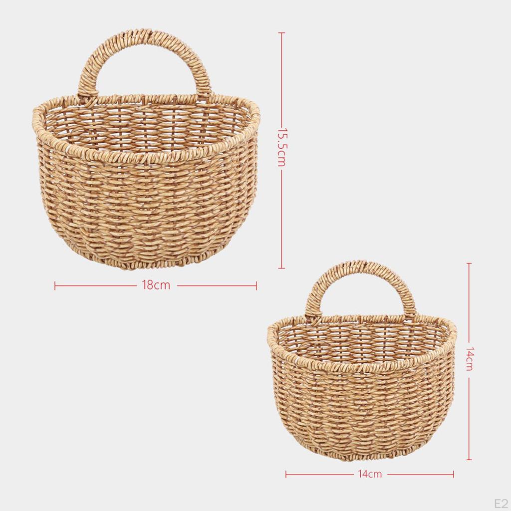 Hanging Basket Flower Hand Baskets Made of PP Candies and Snacks Storage Widely Used Handheld Bag