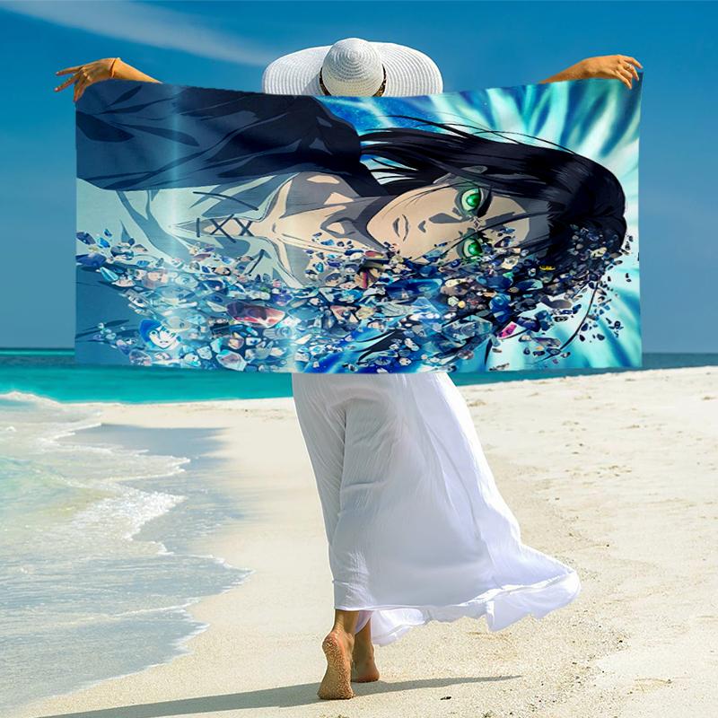 Eren Fashion Beach Towel: Ideal for Summer Adventures Soft, absorbent and quick drying suitable for swimming and bathing