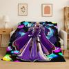 Cartoon Amizing Digtal Circus Pomni Soft Flannel Throw Blanket,Cozy Blanket for Bed,Couch,Sofa,Bedroom,Living Room,Picnic Kid