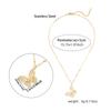 1Butterfly pendant necklace as a gift for a girl