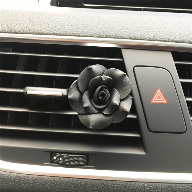 Car Perfume Clip Flower Air Outlet Car Air Freshener Peach Blossom Aroma Diffuser Car Decoration Accessories Fresh Air