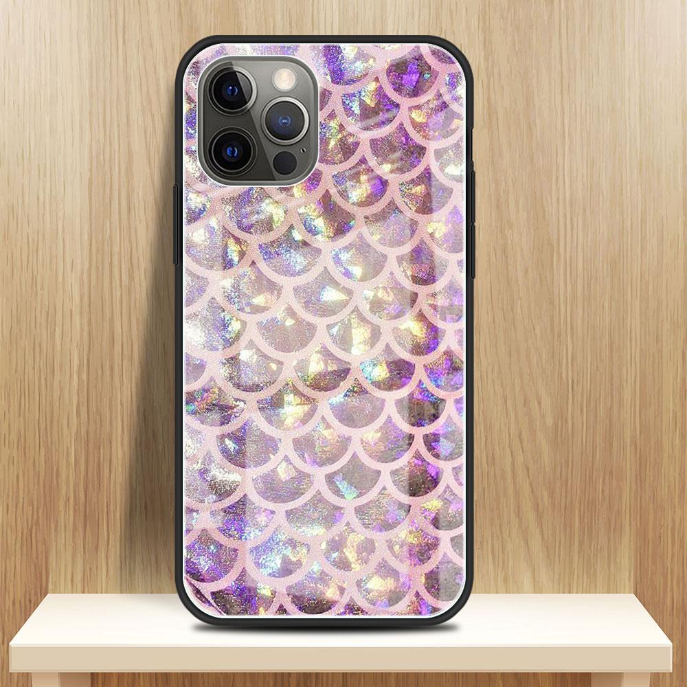 Etui ze szkła hartowanego z nadrukiem wężowej skóry do Apple iPhone 14 13 Pro 11 12 7 8 Plus SE 2022 XR X XS Max 6 6S