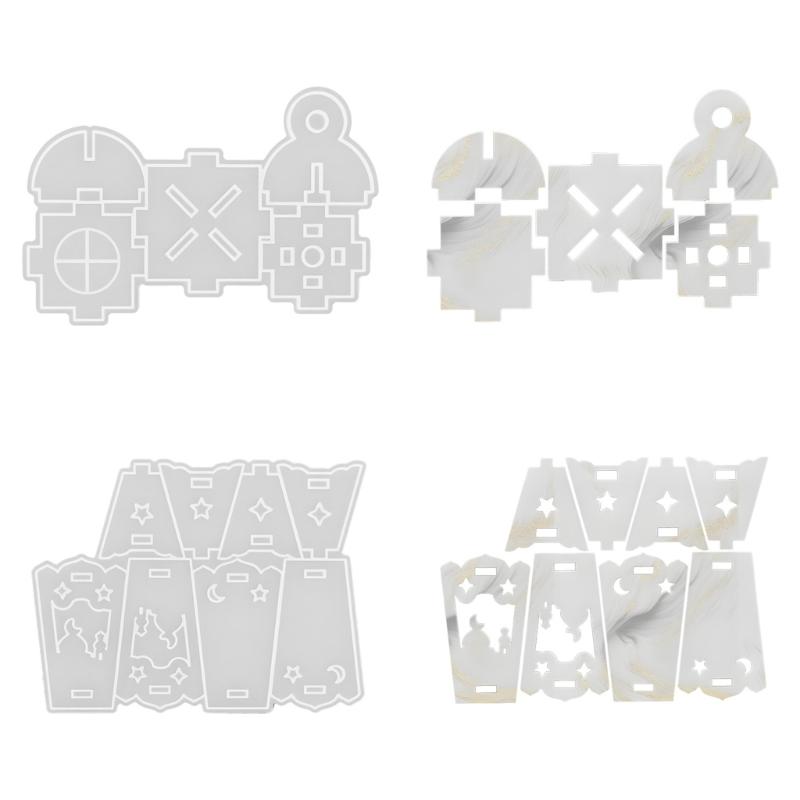 

Силиконовая форма «Ближневосточный фонарь» для изготовления свечей, литья смолы и проектов для рукоделия и украшения дома 1