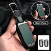 3/4 Button Zinc Alloy Leather Car Key Case For Hyundai Coupe Sonata Ix35 For Kia Forte Sportage K2 K5 Key Holder Car Key Case