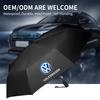 For VOLKSWAGEN VW Car Portable Folding Automatic Umbrella Rain 3 Folding Umbrellas  For Volkswagen GOLF Polo Tiguan VW CADDY PAS