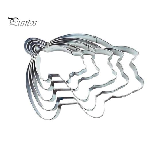 

Набор из 5 формочек для печенья в виде свиньи, мексиканская форма для хлеба в виде симметричного печенья, инструмент для выпечки в культурном стиле, подарок для поклонников мексиканской кухни 5pcs