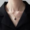 Plated 18K Gold Titanium Steel Necklace Casual Gold Collarbone Chain  Jewelry