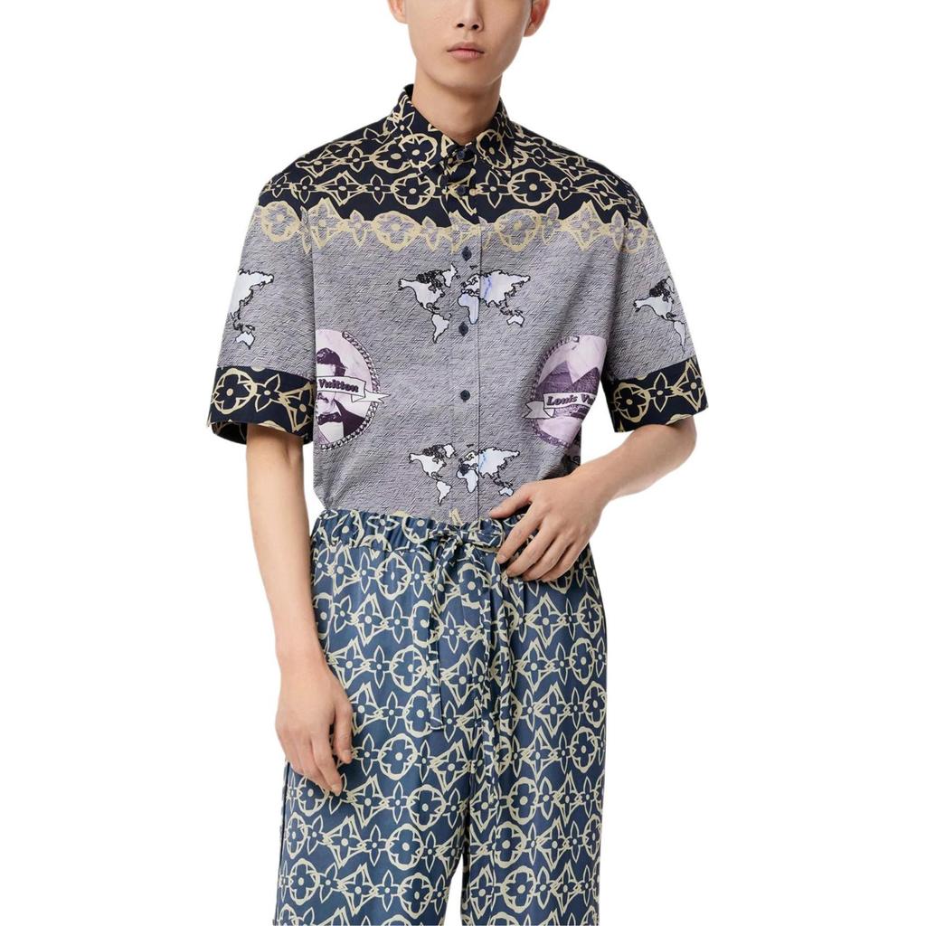 LOUIS VUITTON Lv Wax Short Sleeve Shirt 1A978A