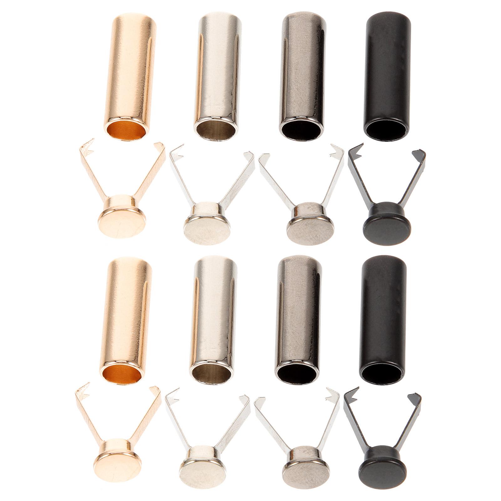 

8pcs Shoelace Tips Metal Shoelace Aglets Replacement Shoe Lace Ends Tips