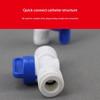 1Pcs Kitchen Household Water Dispenser 2/3 Points Card-Free Connector For Water Purifier Valve 1/4 "3/8" Water Pipe Switch