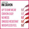 Maybelline SuperStay Ink Crayon Longwear Matte Lipstick Rise To The Top 0.04 oz.