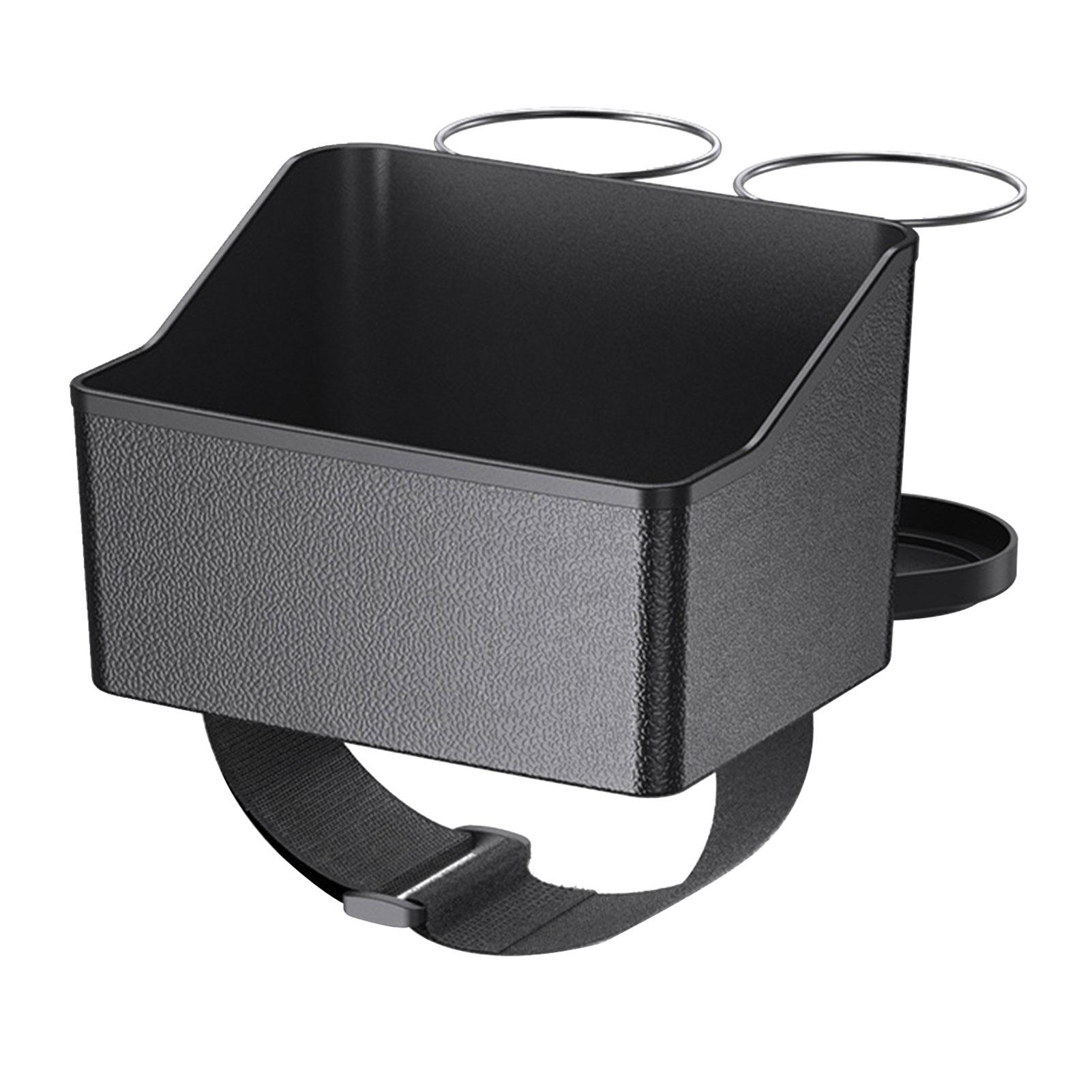 

Car Armrest Storage Box With Cup Holder Auto Tissue Storage Box Foldable Auto Armrest Tray Organizer Car Interior For Phone Cup