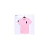 (Blauw, XL) (Roze, L) Heren Custom Shirt Katoen Korte Mouw Grote Pony