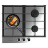 Cecotec 3-burner Gas Hob Bolero Squad G 3400F Stainless Steel 62kW Stainless Steel Cast Iron Grates WOK Burner