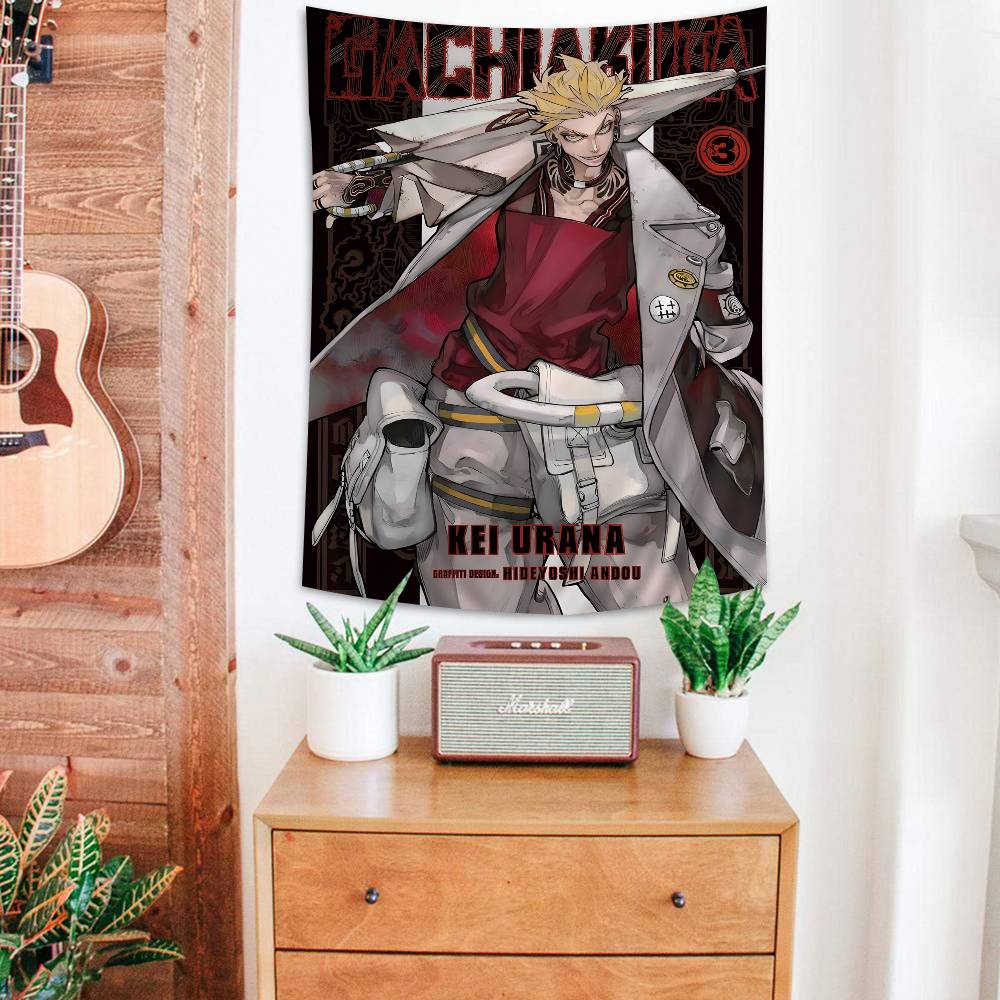 Japanese Supernatural Combat Anime GGachiakuta Tapestry Art Printing Art Science Fiction Room Home Decor Home Decor