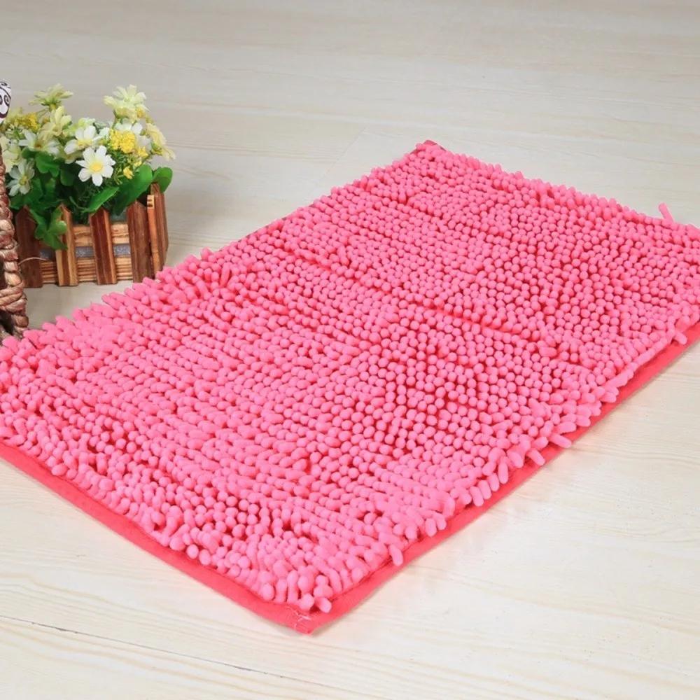 Neue 40*60cm Badematte Schimmelresistent Chenille Super Saugfähig Badematte Extra Weich Maschinenwaschbar Badezimmerteppich