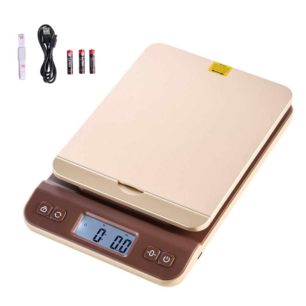 VEVOR Digital Shipping Postal Scale, 2 G High Accuracy, 40 Kg Postal Scale with Hold/Tare/Auto-off Function