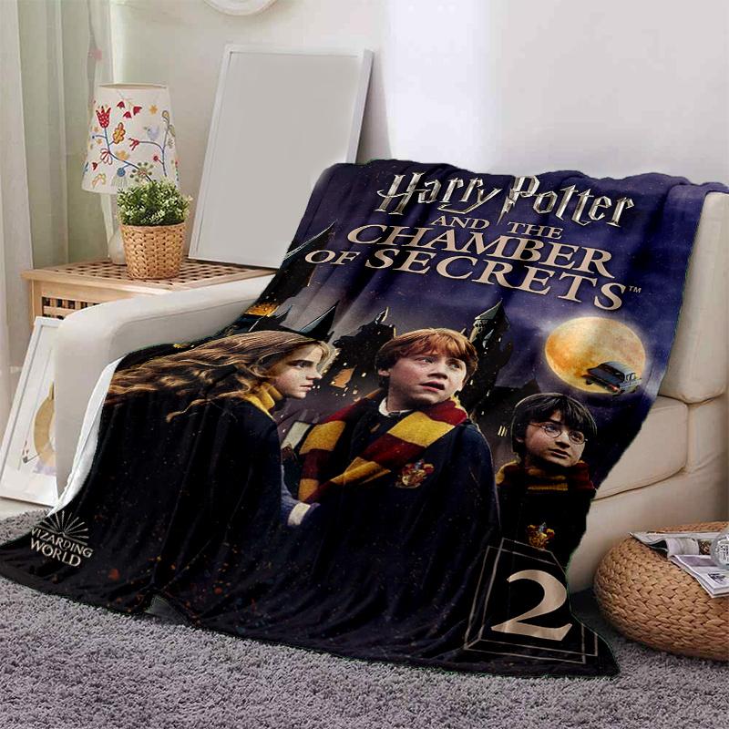 

Harry Potter and the Chamber of Secrets Poster PrintPrint Blanket, Soft Blanket For Sofa Office Bed And Travelling Daughter Birthday Gift es 130cm×150cm（50in×60in）