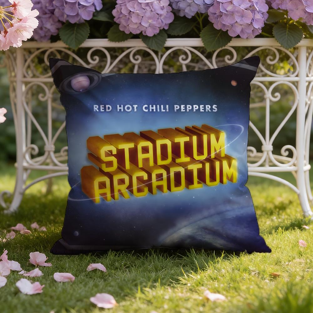 Band R-Red Hot C-Chili Peppers Cushion Cover Home & Car Dual-Scene Pillow Cover: Reversible for Premium Comfort
