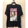 Camiseta Vintage Celine Dion My Heart Will Go on, Camiseta Retro Celine Dion Unisex Gráfica Oversized Unisex Streetwear Tendência Algodão Y2k Manga Curta