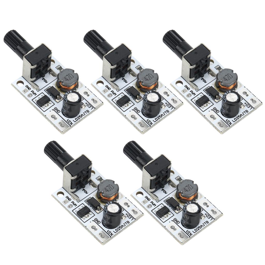 5pcs DC 6?24V 20W Adjustable Brightness LED Driver Switch PWM  Dimmer Controller