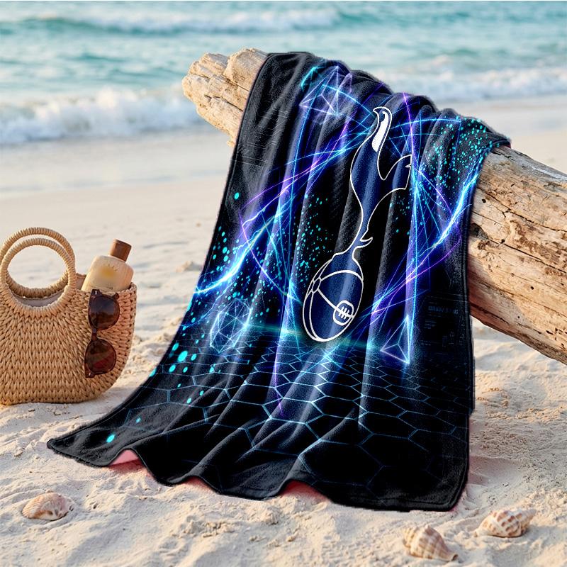 Tottenham Hotspur Print Mikrofaser Strandtuch Schnelltrocknend Saugfähig Großes Handtuch für Strand Schwimmen Reisen