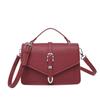 Elegante Borsa Quadrata a Spalla in PU con Tasca Interna per Telefono per Uso Quotidiano Casual
