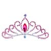 Birthday Gifts Princess Aisha Tiaras Rhinestone Hairpin Children Girls Hair Comb Crystal Crowns