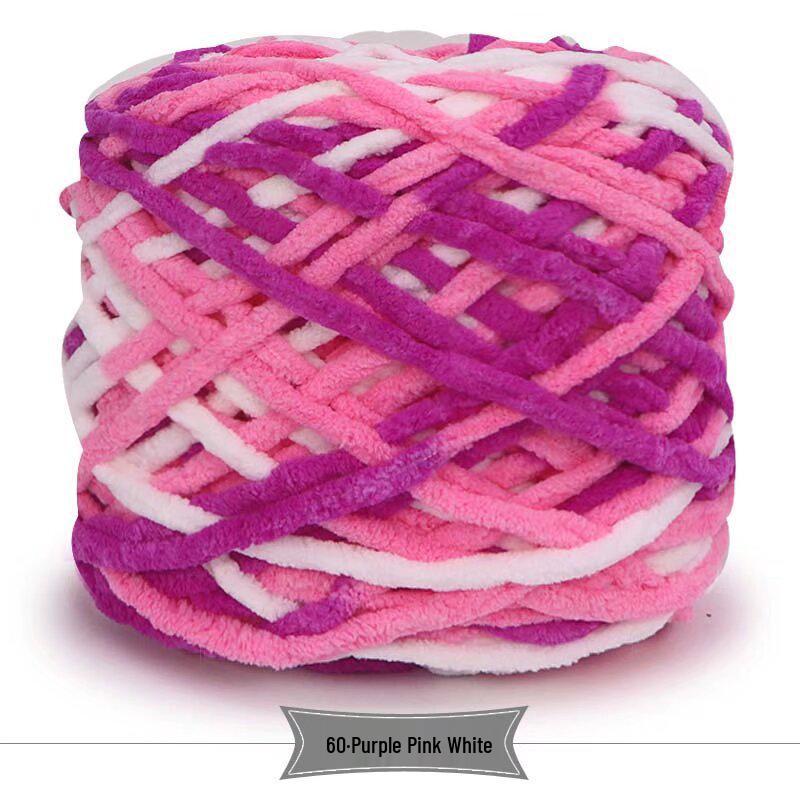 3.3 Große Eiswollknäuel für handgestrickte Häkelschuhe & zum Weben von Schals - Dicke Wolle für Damen & Herren