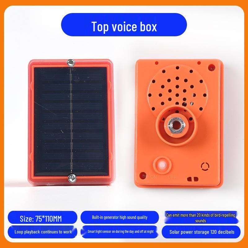 Solar-Powered Reflective Bird Repeller for Farms & Orchards
