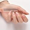 3pcs Set of Nano-glass File Polished Strip Nail File Box Transparent Manicure Trim Strip Manicure Tools