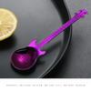 Creative Guitar Spoons 304 Stainless Steel Dessert Ice Cream Coffee Mixing Spoons Kitchen Utensils Easy To Clean