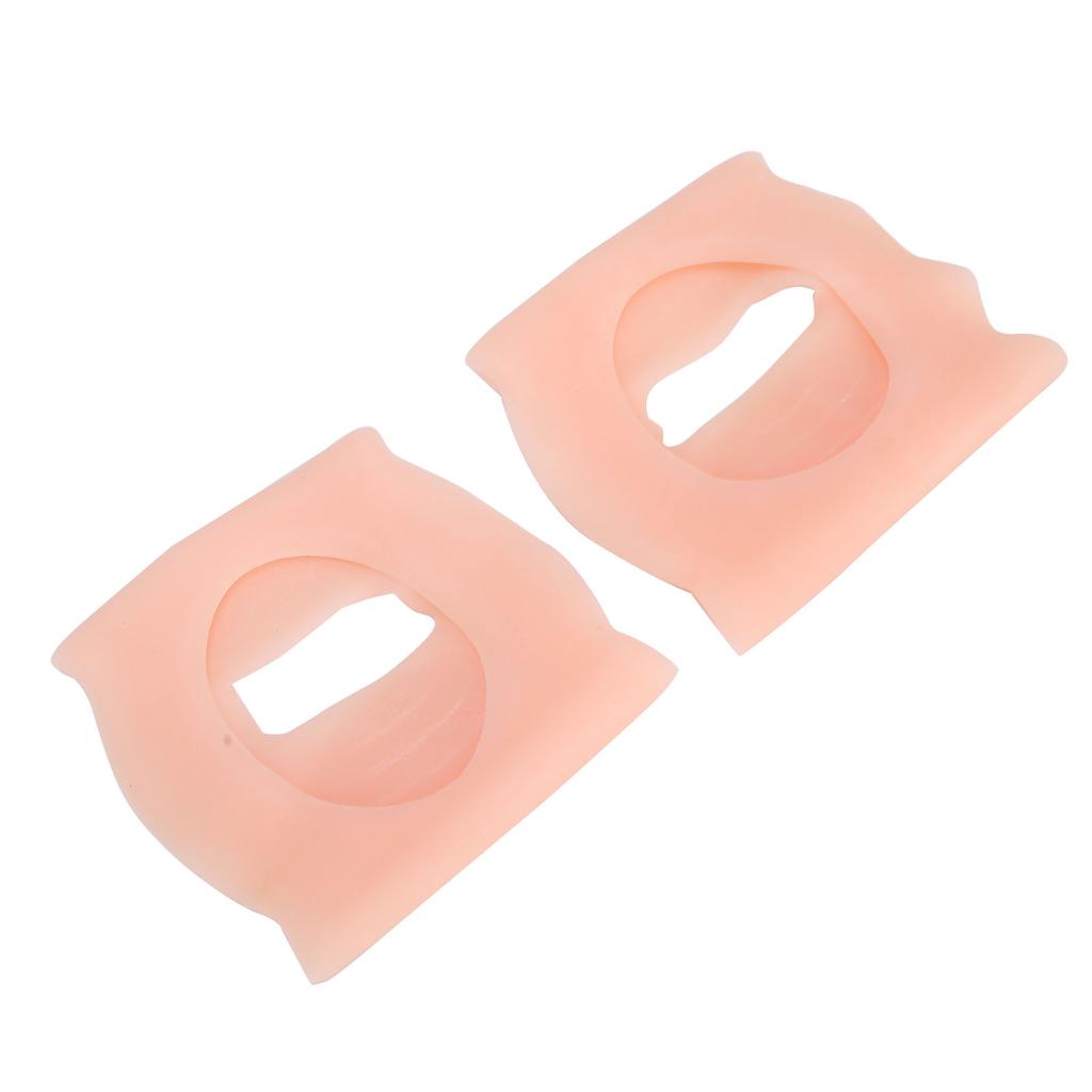 4 Pairs SEBS Arch Support Orthopedic Pads for Women Men Foot Varus Vaus O-Type Leg Correction(White )