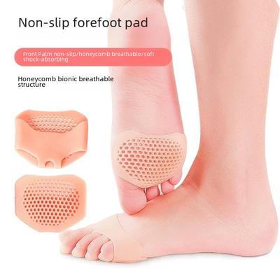 Women's Non-Slip Silicone Forefoot Pads: Super Soft Anti-Pain Insoles for High Heels