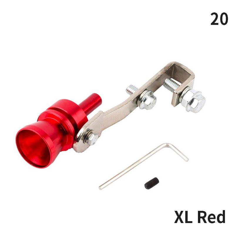 Motorbike Car Exhaust Fake Turbo Whistle Pipe Sound Muffler Blow Off Valve Universal Simulator Whistler